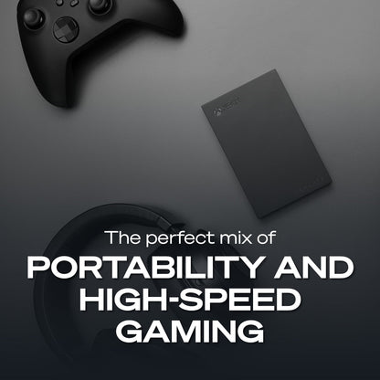 Game Drive for Xbox 2TB External USB 3.2 Gen 1 Hard Drive Xbox Certified with Green LED Bar (STKX2000403)